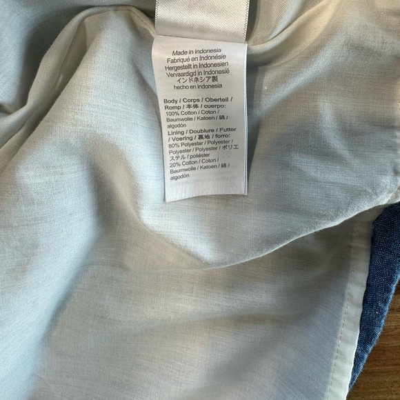 J.Crew Factory Chambray blue camisole Size 12 - Picture 7 of 7